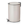 TRETEIMER 12 l  Metall  - Beige/Schwarz, KONVENTIONELL, Kunststoff/Metall (25/38cm) - Kela