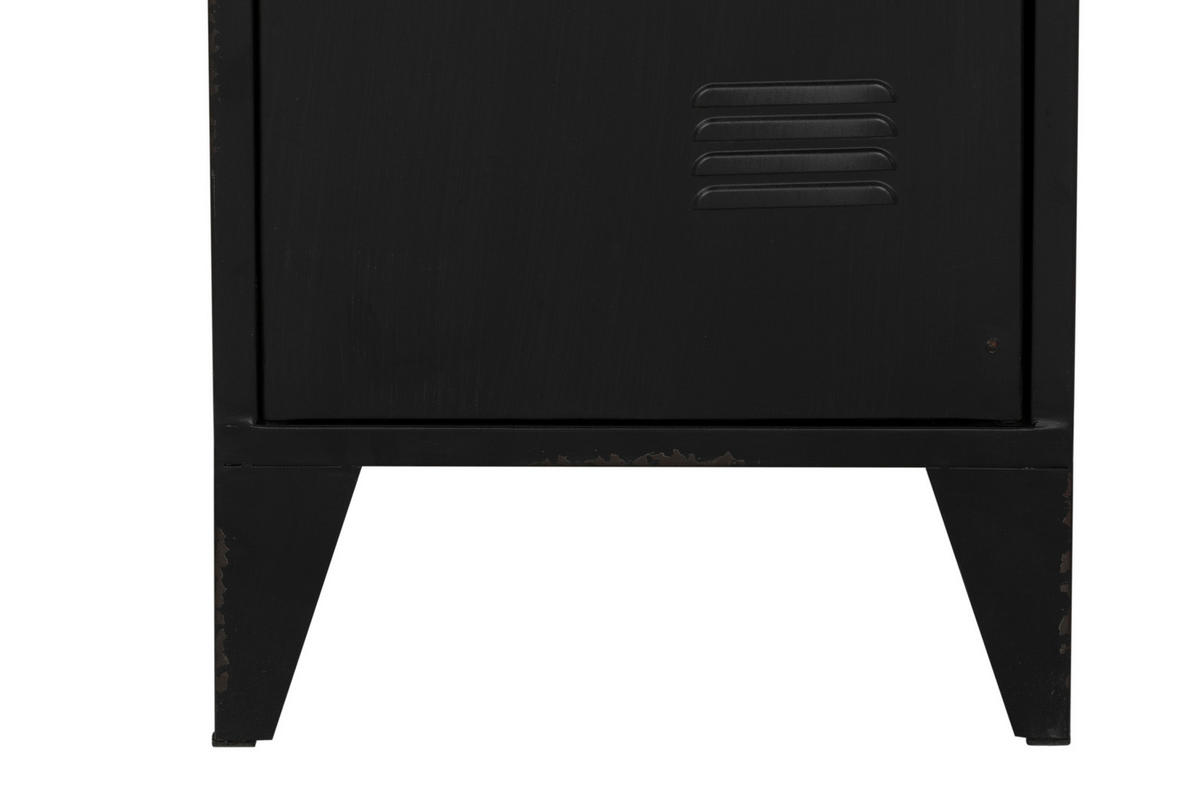 ORMAR GARDEROBNI  crna  - srebrne boje/crna, Konvencionalno, metal (38/185/51cm) - Livetastic