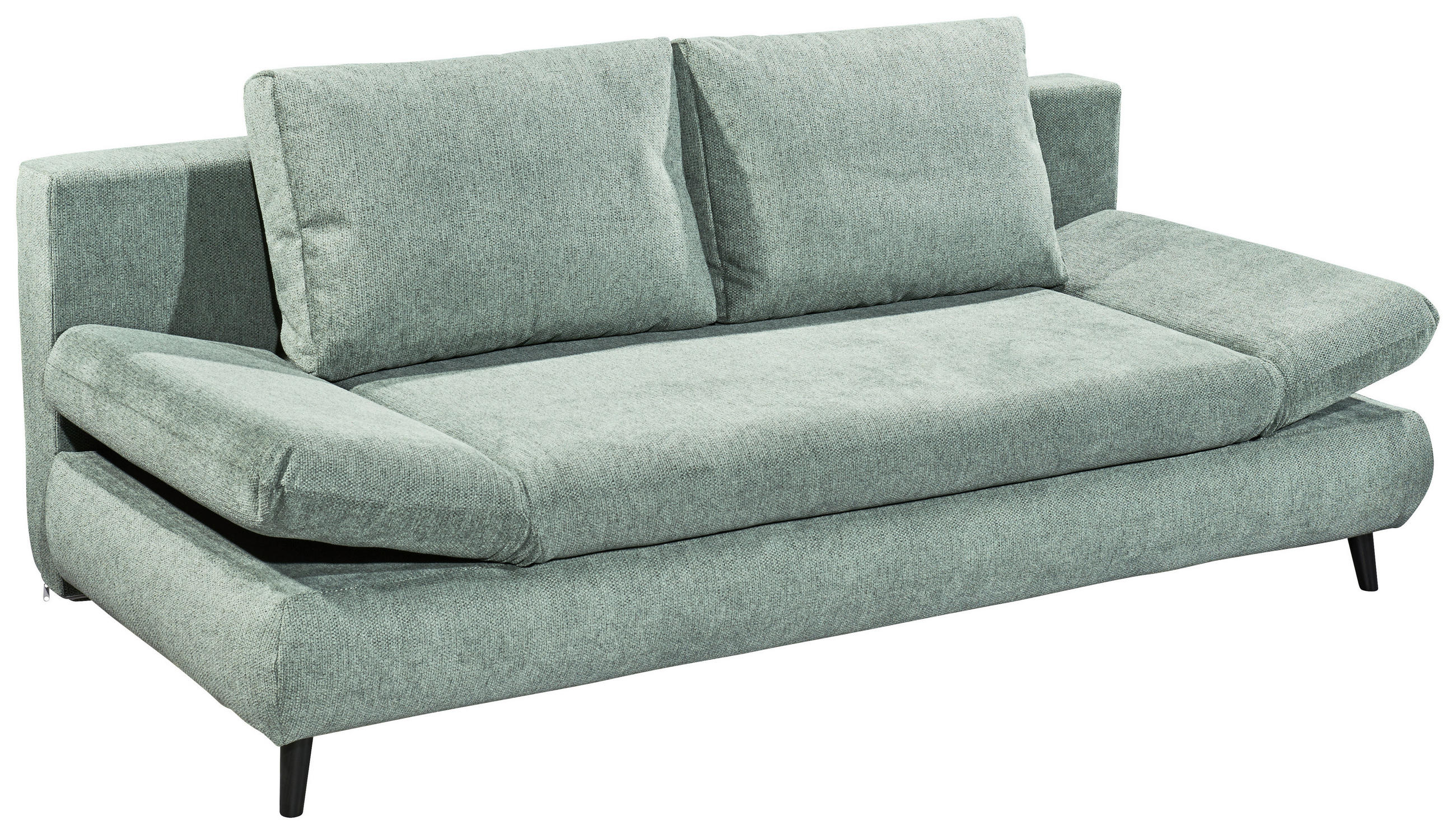 Thumbnail - Mid.you Schlafsofa, Graublau, Textil, 2-Sitzer, 212x88x101 cm, Rücken echt, Schlafen auf Sitzhöhe, Wohnzimmer, Sofas & C...