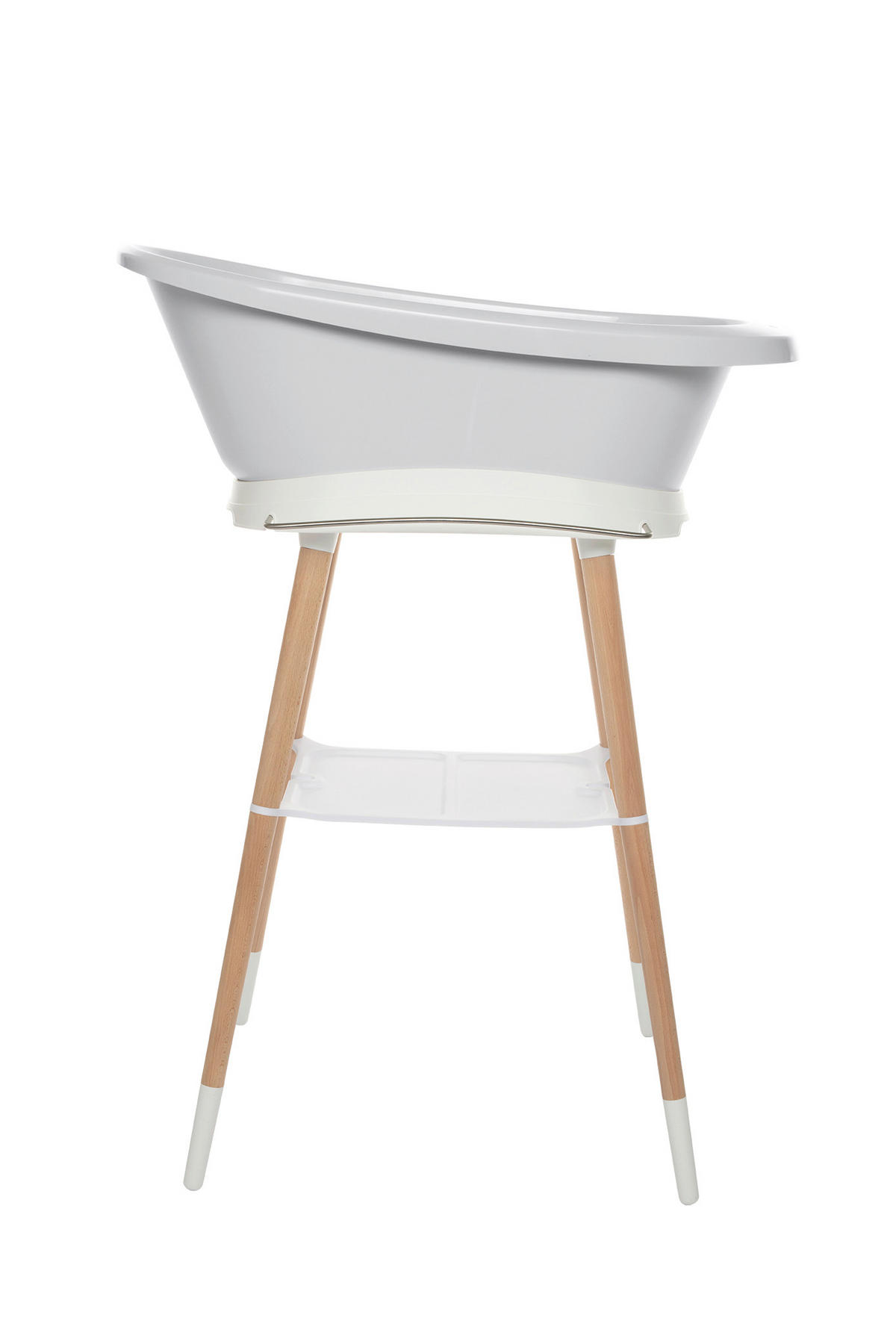 BABYBADEWANNE SENSE  - Hellgrau, Basics, Kunststoff (79,5/41,5/30,8cm) - Bebe Jou