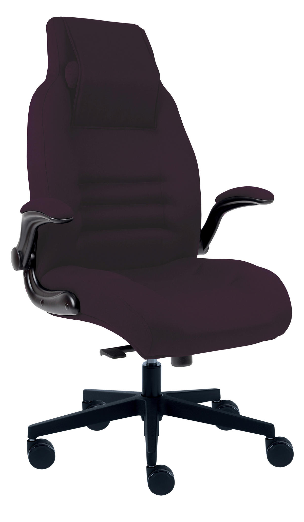 KANCELÁŘSKÉ KŘESLO, bordeaux - bordeaux, Design, textil/plast (55/104-110/64cm) - Venda