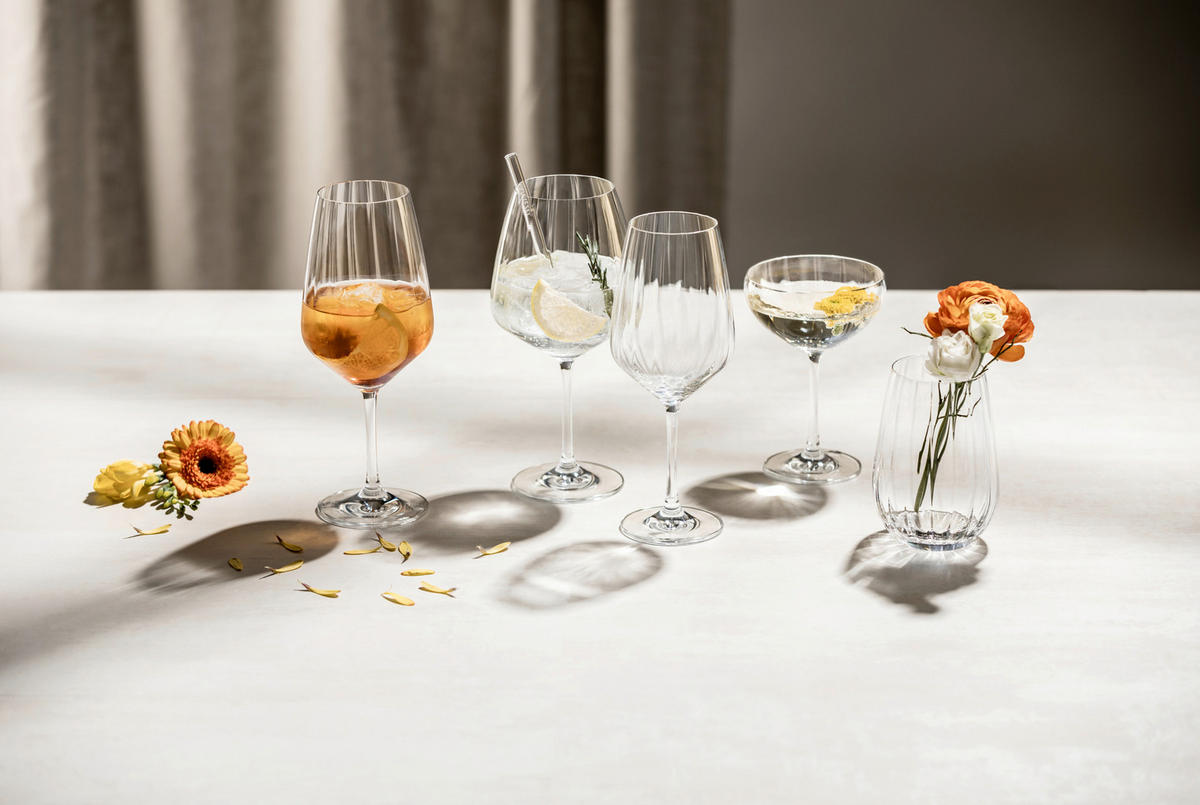 GLÄSERSET Blossom  4-teilig  - Transparent, Design, Glas (9,0/12,7cm) - Schott Zwiesel