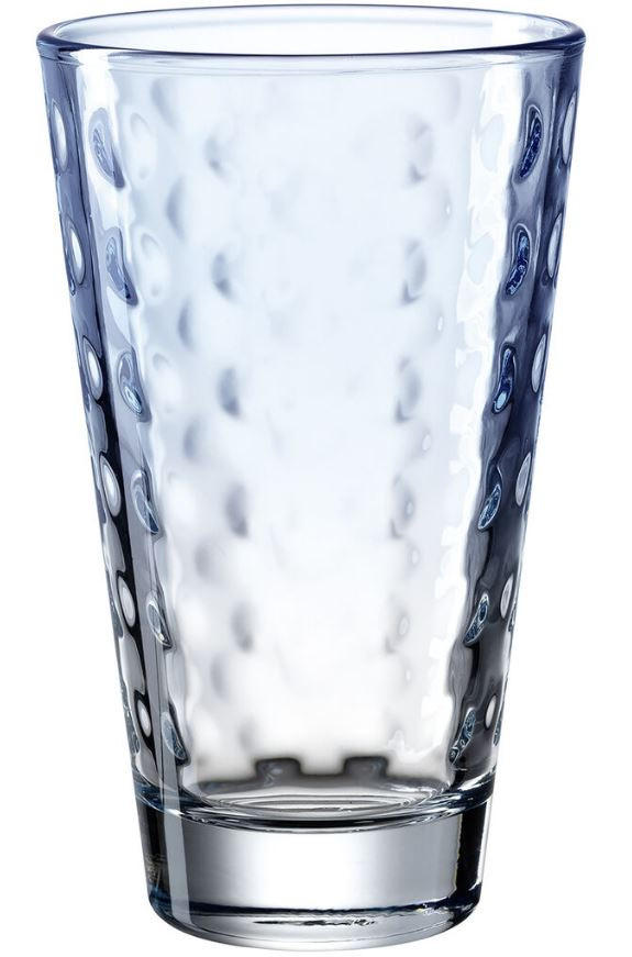 LONGDRINKGLAS  - Blau, Basics, Glas (8,00/13,00/8,00cm) - Leonardo