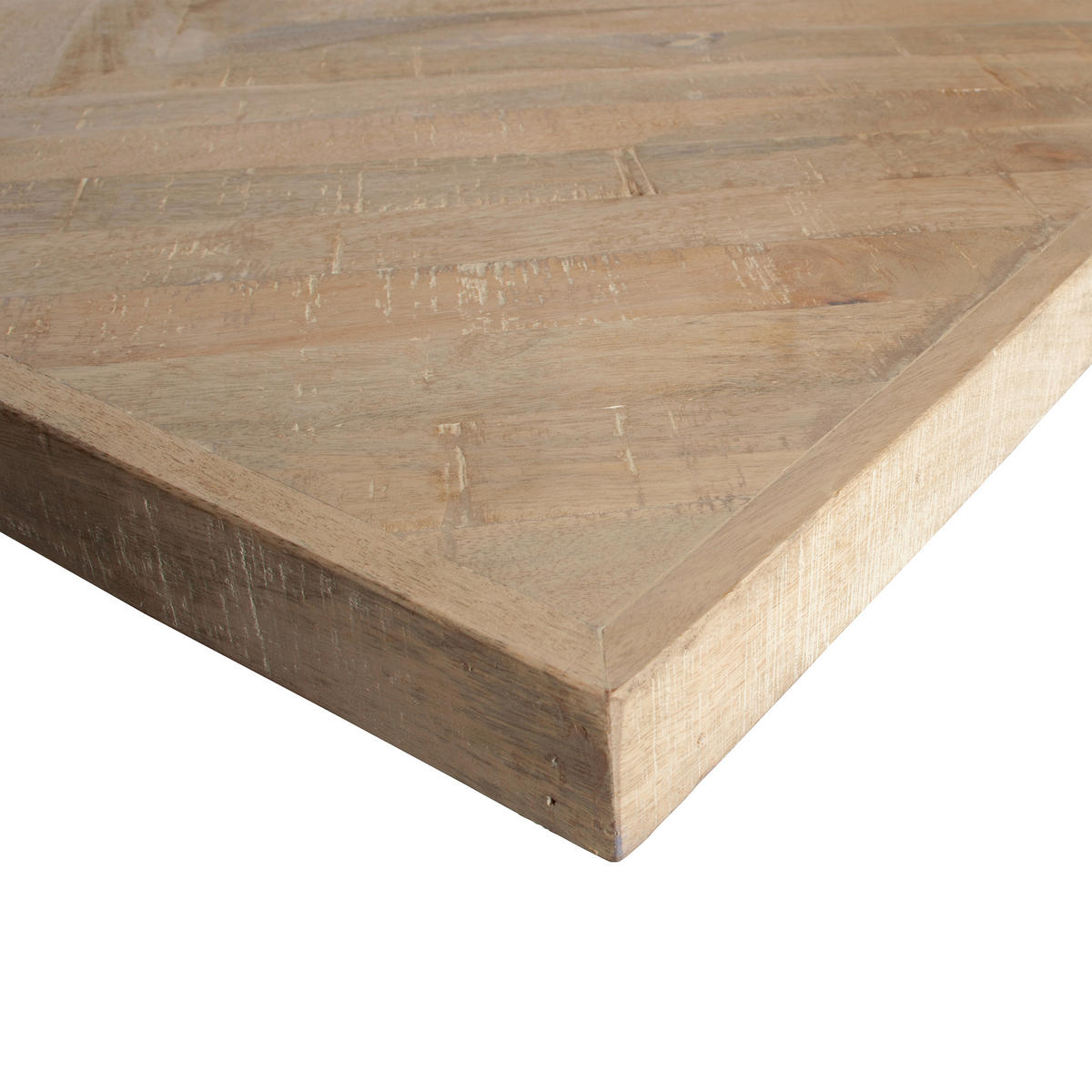 TISCHPLATTE Mangoholz Naturfarben  - Naturfarben, MODERN, Holz (180/90/5,5cm) - Livetastic