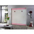 KINDERKLEIDERSCHRANK - Silberfarben/Rosa, Holzwerkstoff (139/200/64cm) - Xora KINDERKLEIDERSCHRANK - Silberfarben/Rosa, Holzwerkstoff (139/200/64cm) - Xora