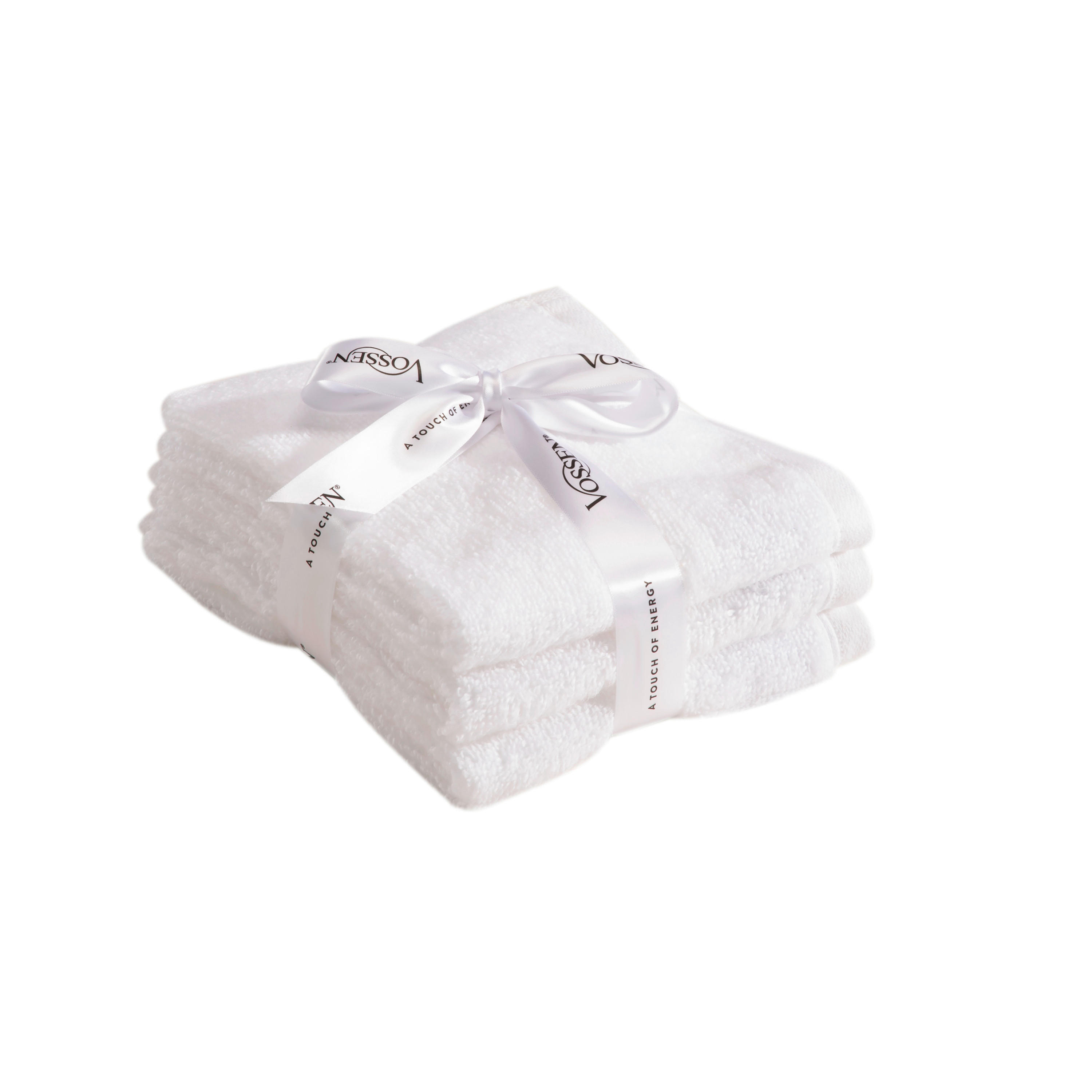 GÄSTETUCH Smart Towel 3-teilig  - Weiß, Basics, Textil (30/50cm) - Vossen