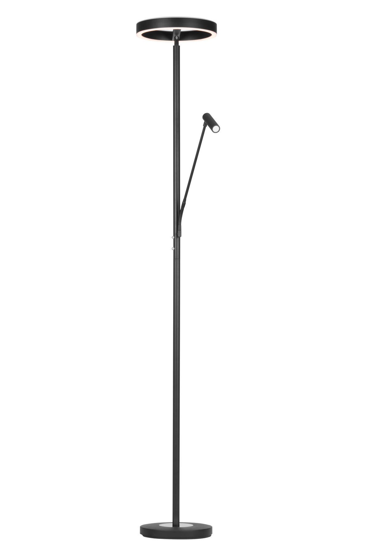 LED-DECKENFLUTER 28/180 cm    - Schwarz/Weiß, Design, Kunststoff/Metall (28/180cm) - Novel