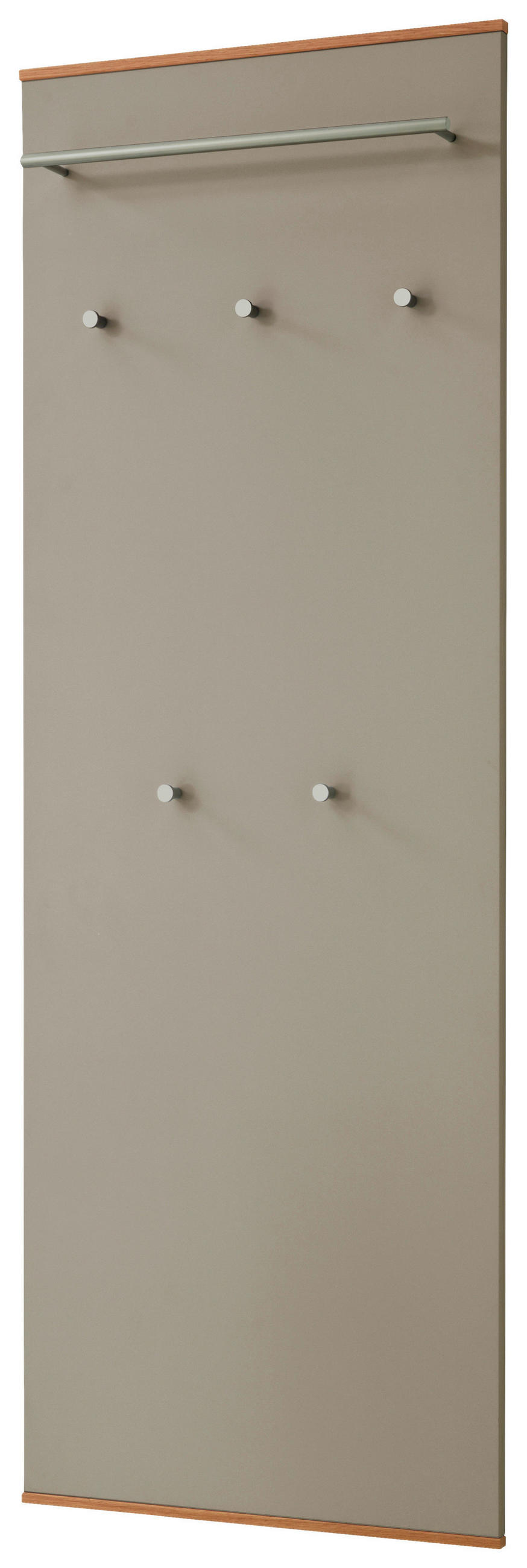 GARDEROBENPANEEL Taupe, Eichefarben - Taupe/Eichefarben, Design, Metall (60/170/10cm)