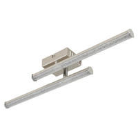 LED-DECKENLEUCHTE    50/7/8,4 cm  - Klar/Chromfarben, Design, Kunststoff (50/7/8,4cm) - Globo