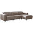 WOHNLANDSCHAFT in Leder Taupe - Taupe/Chromfarben, Design, Leder/Metall (292/177cm) - Pure Home Lifestyle WOHNLANDSCHAFT in Leder Taupe - Taupe/Chromfarben, Design, Leder/Metall (292/177cm) - Pure Home Lifestyle