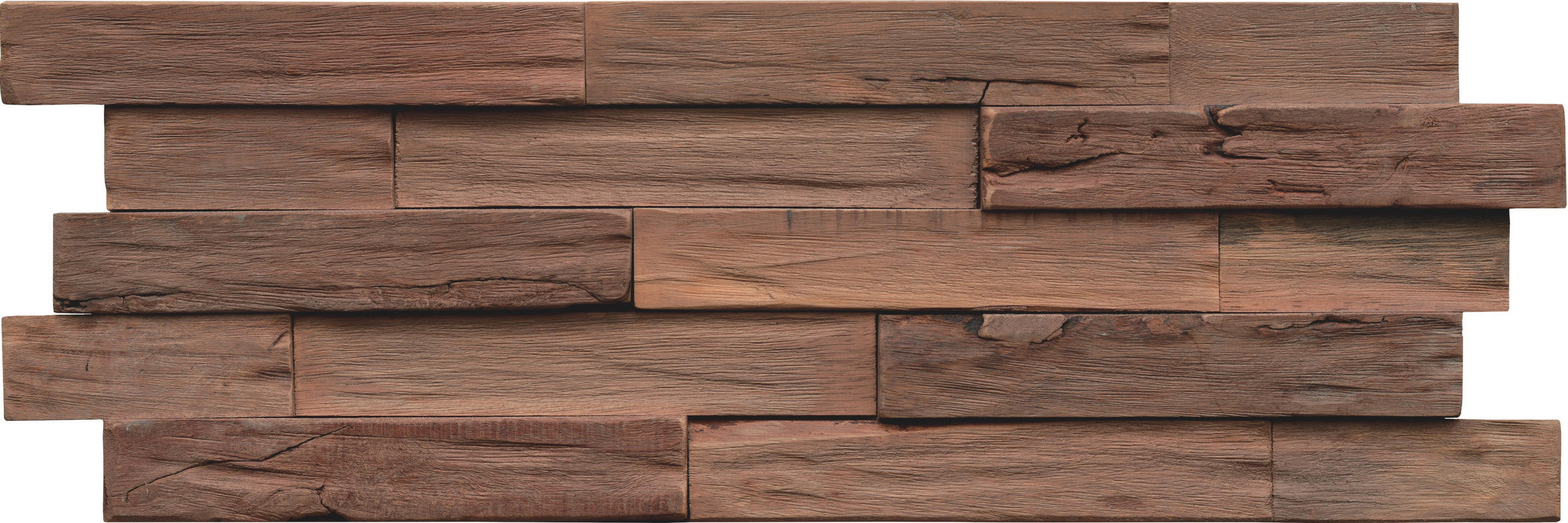 WANDVERKLEIDUNG 9 Stück  - Braun, Basics, Holz (56/20/1.8cm)