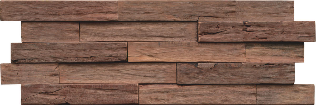 WANDVERKLEIDUNG 9 Stück  - Braun, Basics, Holz (56/20/1.8cm)