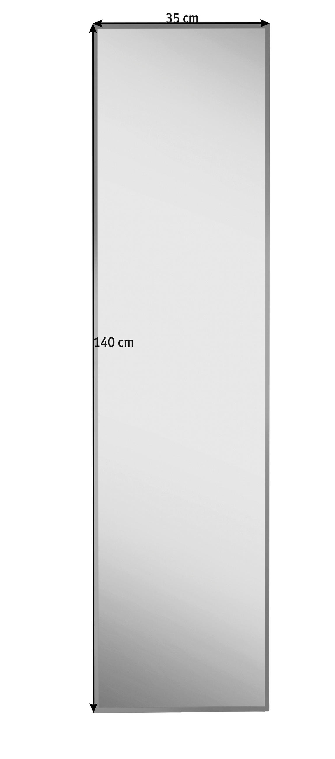 WANDSPIEGEL 35/140/0,3 cm    - Silberfarben, Design (35/140/0,3cm) - Xora