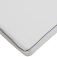 TOPPER Höhe ca.  - Weiß/Grau, Basics, Textil (120/200cm) - Sleeptex