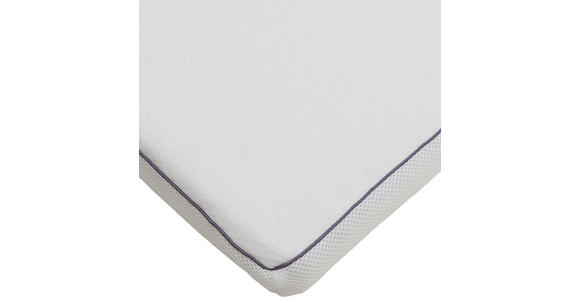 TOPPER Höhe ca.  - Weiß/Grau, Basics, Textil (120/200cm) - Sleeptex