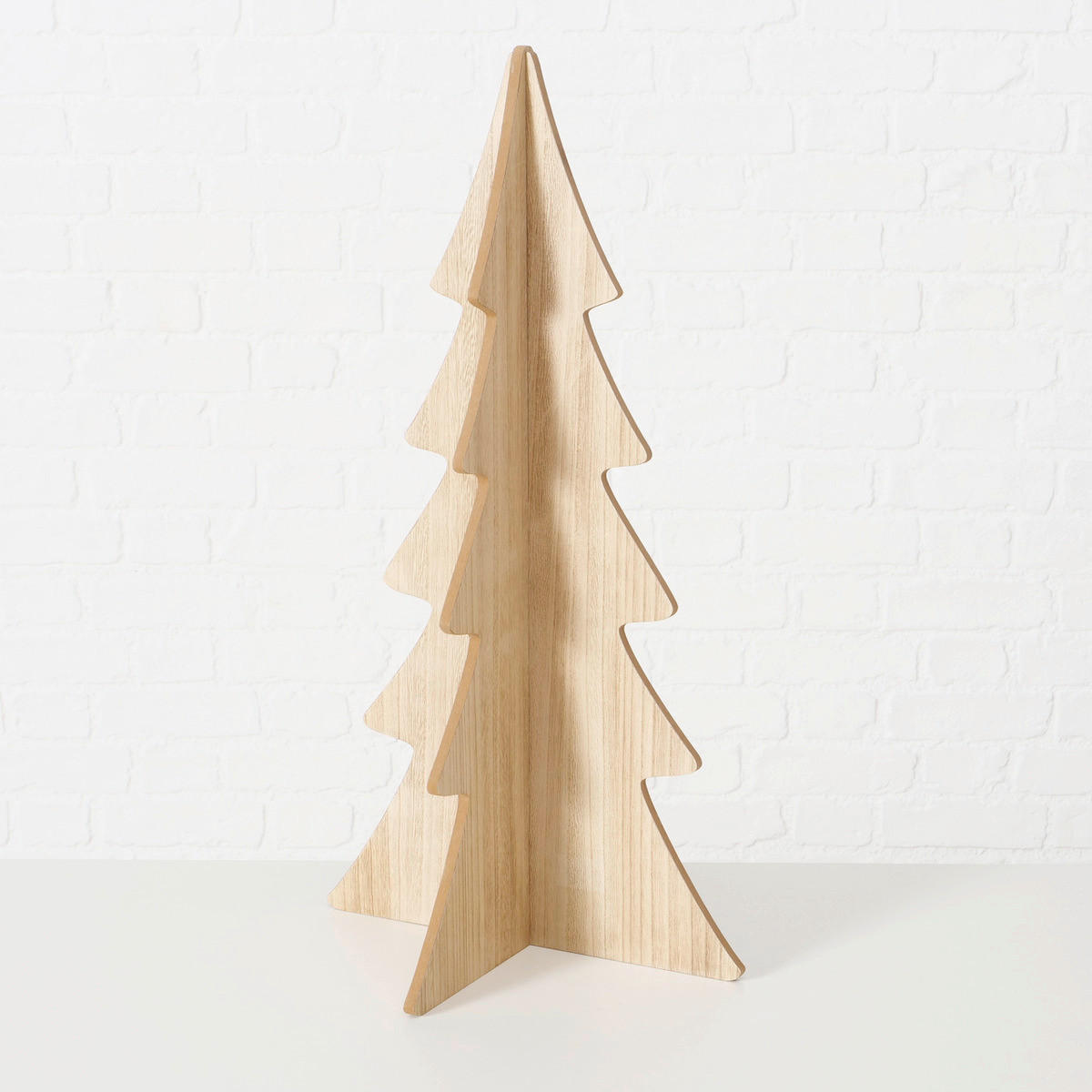 DEKOWEIHNACHTSBAUM Naturfarben  - Naturfarben, Basics, Holz/Holzwerkstoff (37/70cm)