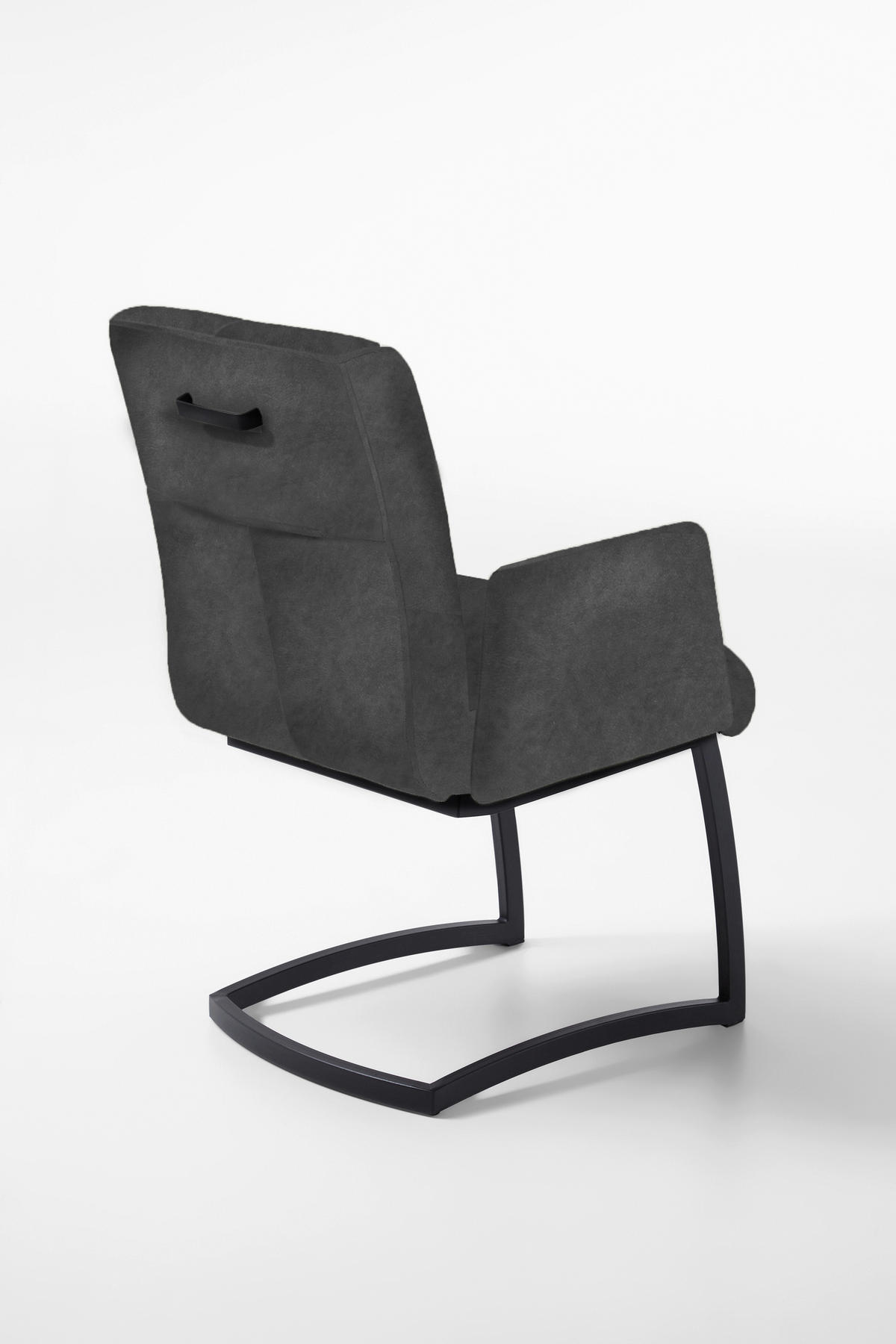 STOLICA SA RUKONASLONOM - crna, Moderno, drvo/metal (59/88/68cm) - Livetastic