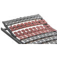 TELLERLATTENROST TOPFORM FLEX KF 80/200 cm Kopfteil, Fußteil verstellbar, Buche, Birke  - Anthrazit, Basics, Holz (80/200cm) - Novel
