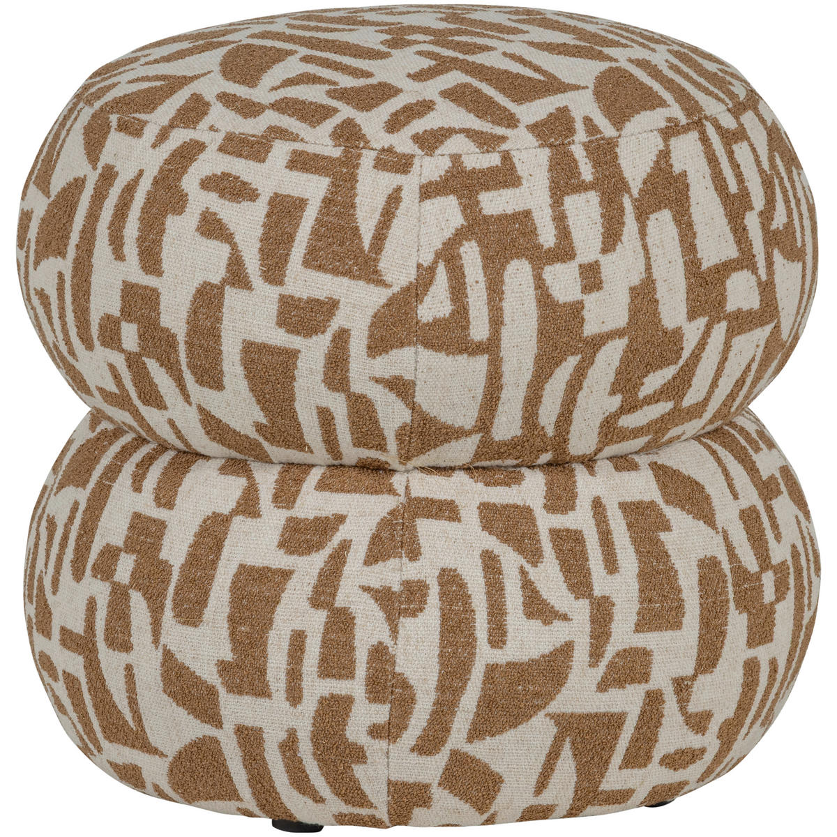 POUF in Braun Textil  - Braun, Design, Textil (43/40/43cm) - Livetastic