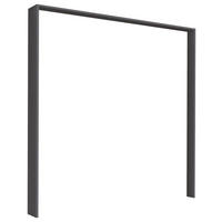 PASSEPARTOUTRAHMEN - Grau, MODERN, Holzwerkstoff (211/214/64cm) - Luca Bessoni