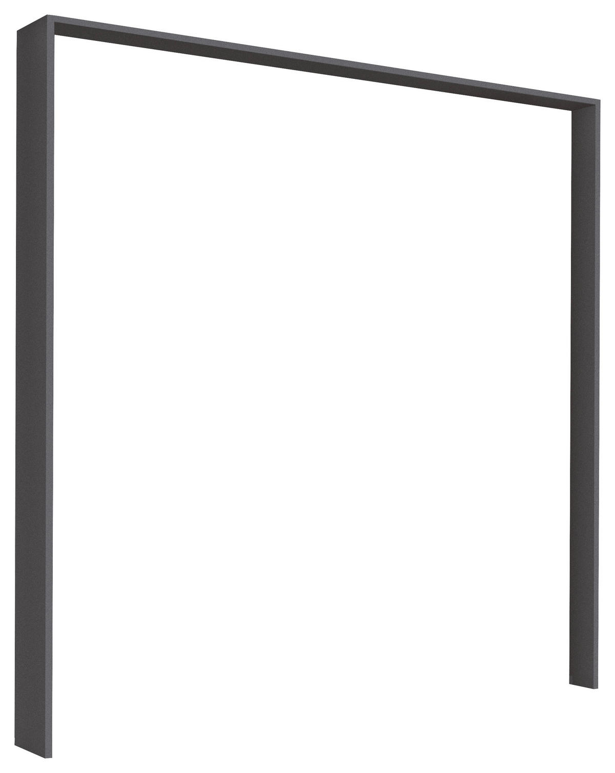 PASSEPARTOUTRAHMEN - Grau, MODERN, Holzwerkstoff (211/214/64cm) - Luca Bessoni