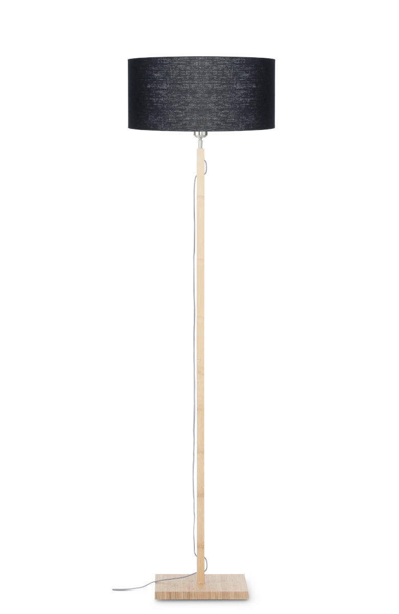 STOJACÍ LAMPA, 47/167 cm  - černá/přírodní barvy, Trend (47/167cm) - Good & Mojo