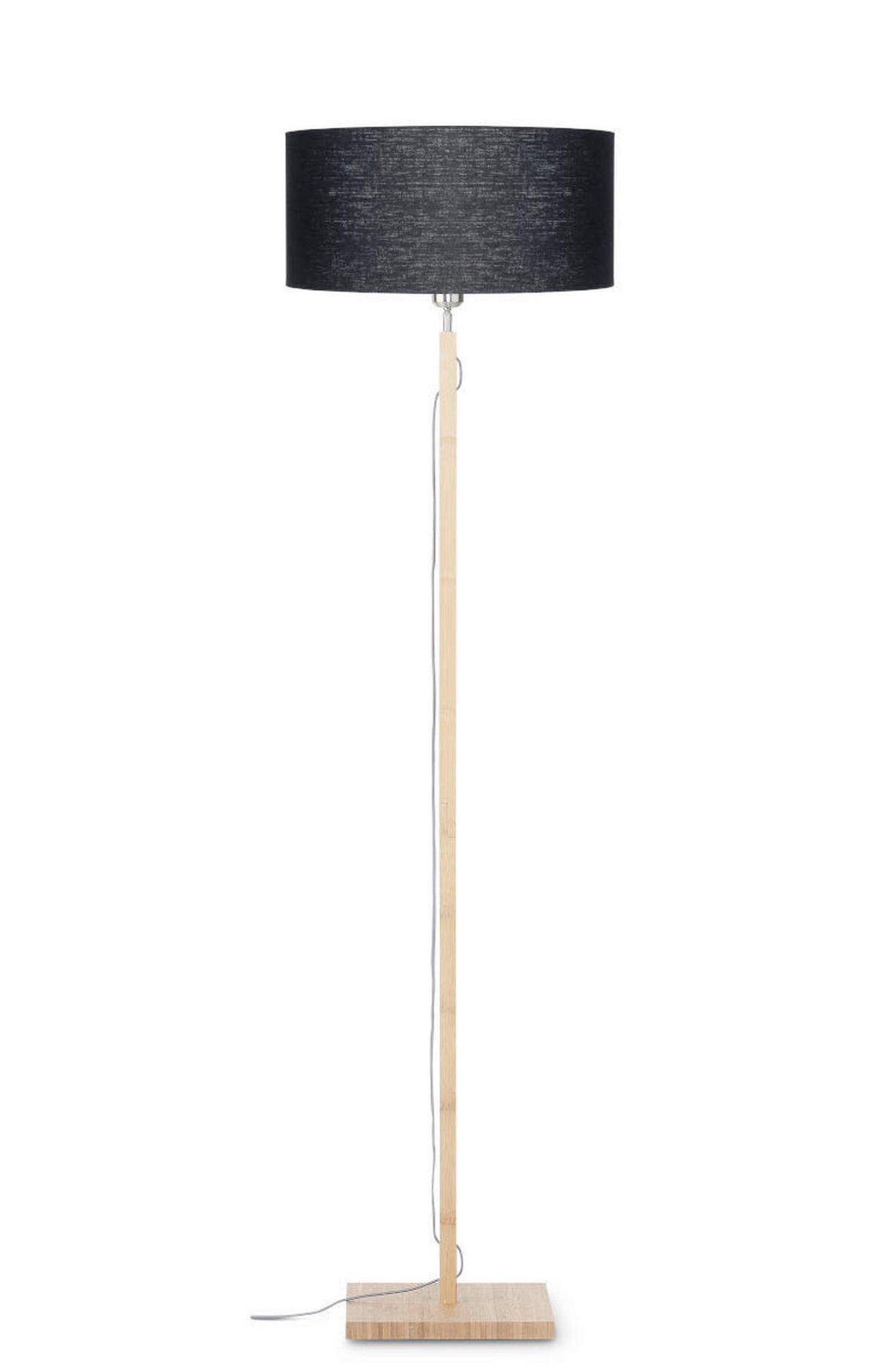 STOJACÍ LAMPA, 47/167 cm  - černá/přírodní barvy, Trend (47/167cm) - Good & Mojo