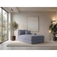 BIGSOFA Cord Dunkelgrau  - Dunkelgrau/Schwarz, MODERN, Kunststoff/Textil (117/93/190cm) - Carryhome