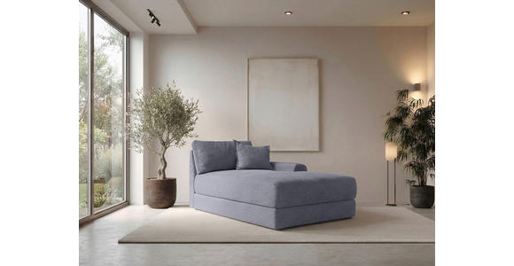 BIGSOFA Cord Dunkelgrau  - Dunkelgrau/Schwarz, MODERN, Kunststoff/Textil (117/93/190cm) - Carryhome