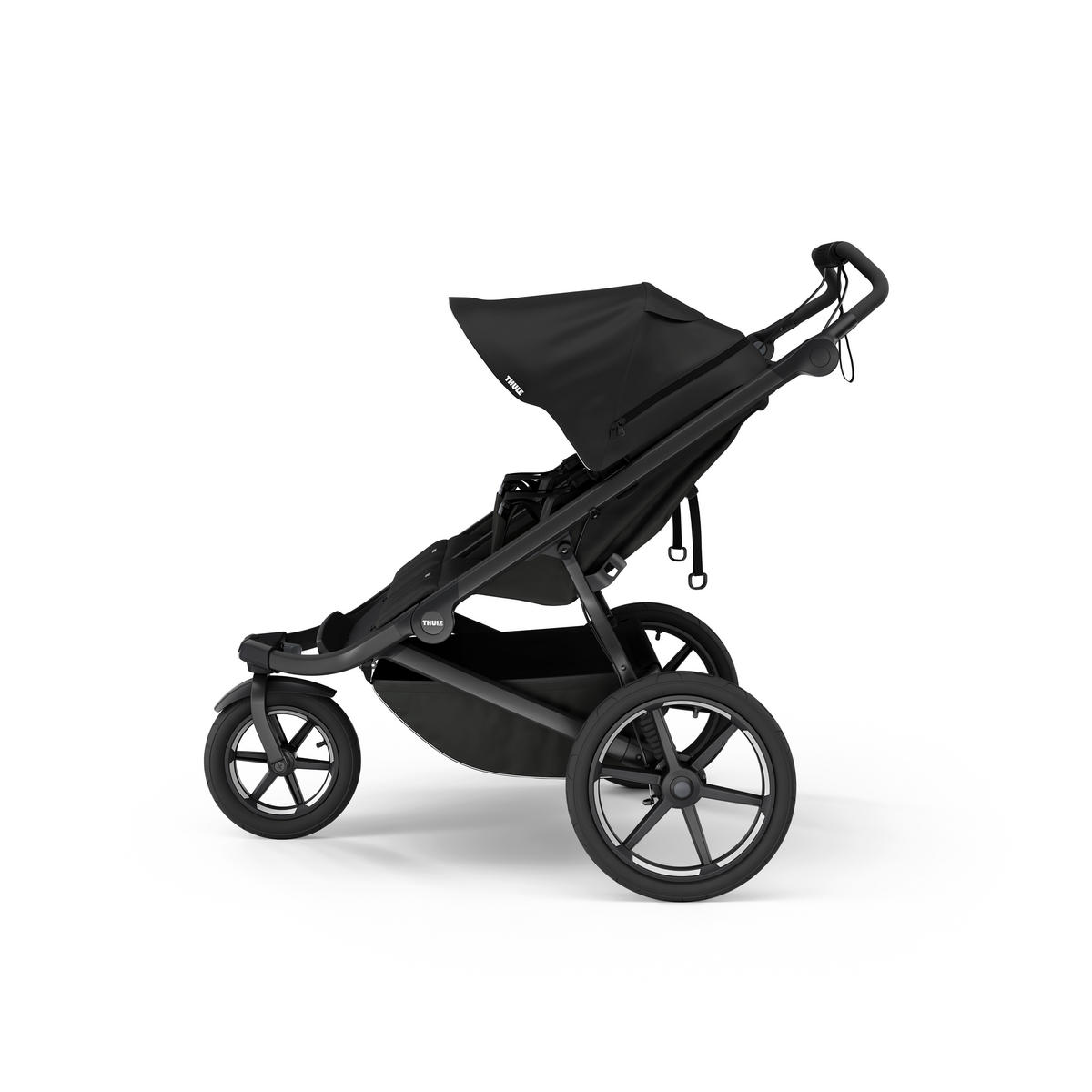 GESCHWISTERWAGEN Urban Glide 3 Double  - Schwarz, Basics, Textil/Metall (95,9/38,3/85,6cm) - Thule
