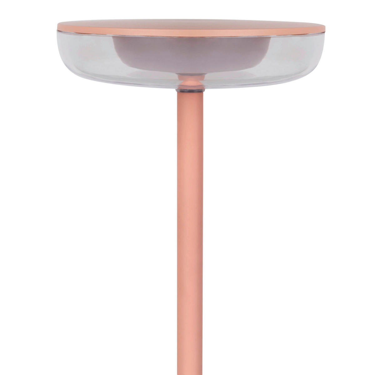 AKKU-TISCHLEUCHTE PASI 10,5/11/26 cm  - Hellrosa, Design, Kunststoff/Metall (10,5/11/26cm) - Näve