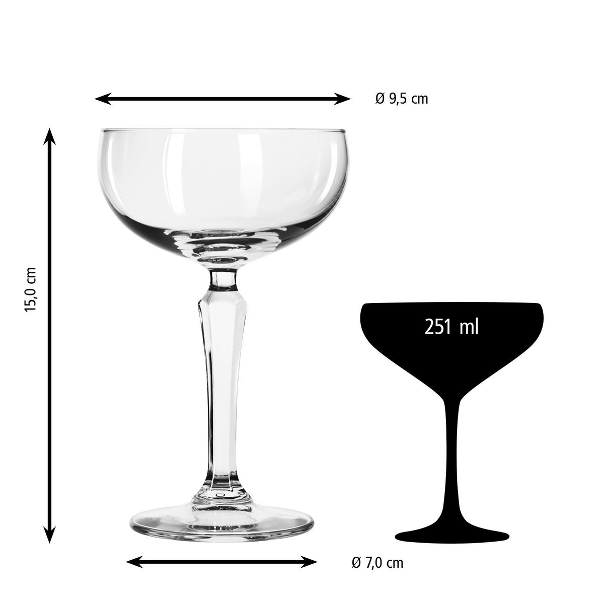 GLÄSERSET SPEAKEASY  12-teilig  - Klar, Basics, Glas (9,5/15cm)