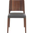 STUHL in Holz, Leder Grau, Nussbaumfarben - Nussbaumfarben/Grau, MODERN, Leder/Holz (49/81/52cm) STUHL in Holz, Leder Grau, Nussbaumfarben - Nussbaumfarben/Grau, MODERN, Leder/Holz (49/81/52cm)