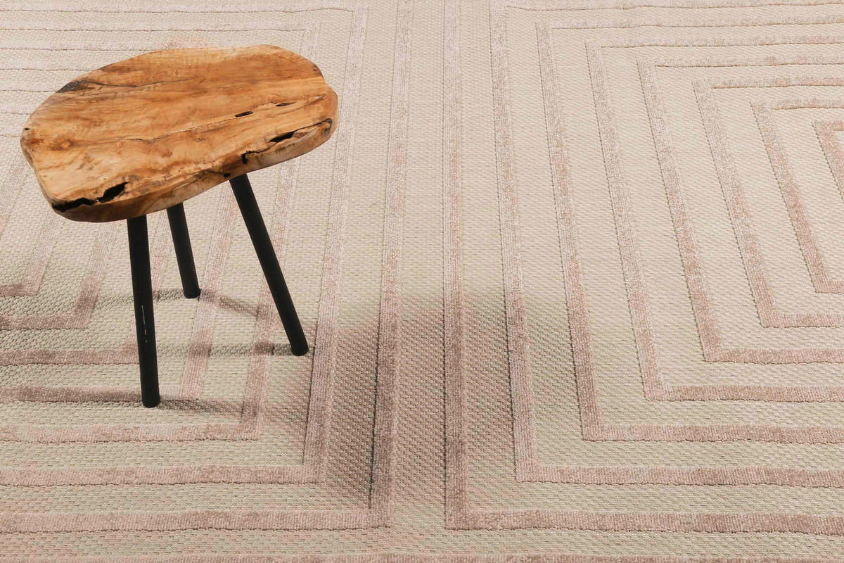 OUTDOORTEPPICH 160/225 cm Carolina Beige, Hellbraun  - Hellbraun/Beige, Design, Textil (160/225cm) - Esprit