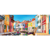 GLASBILD Architektur  - Multicolor, KONVENTIONELL, Glas (50/125/1,40cm) - Euroart