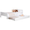 AUSZIEHBETT 90/200 cm  in Weiß  - Naturfarben/Weiß, MODERN, Holz/Textil (90/200cm) - MID.YOU