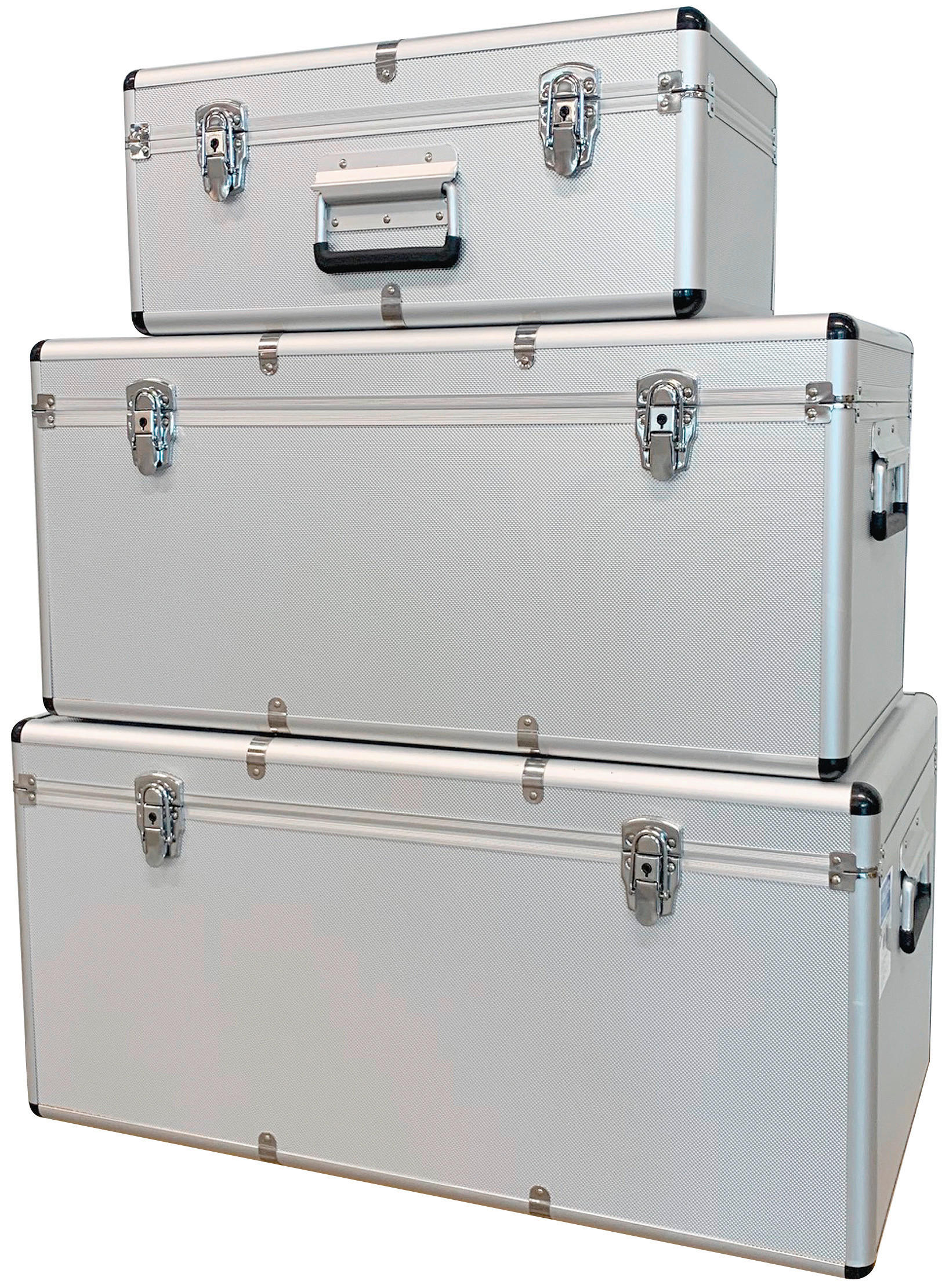 MEHRZWECKBOX 2100376, 3TLG.  - Silberfarben, KONVENTIONELL, Kunststoff (73/38/36cm)