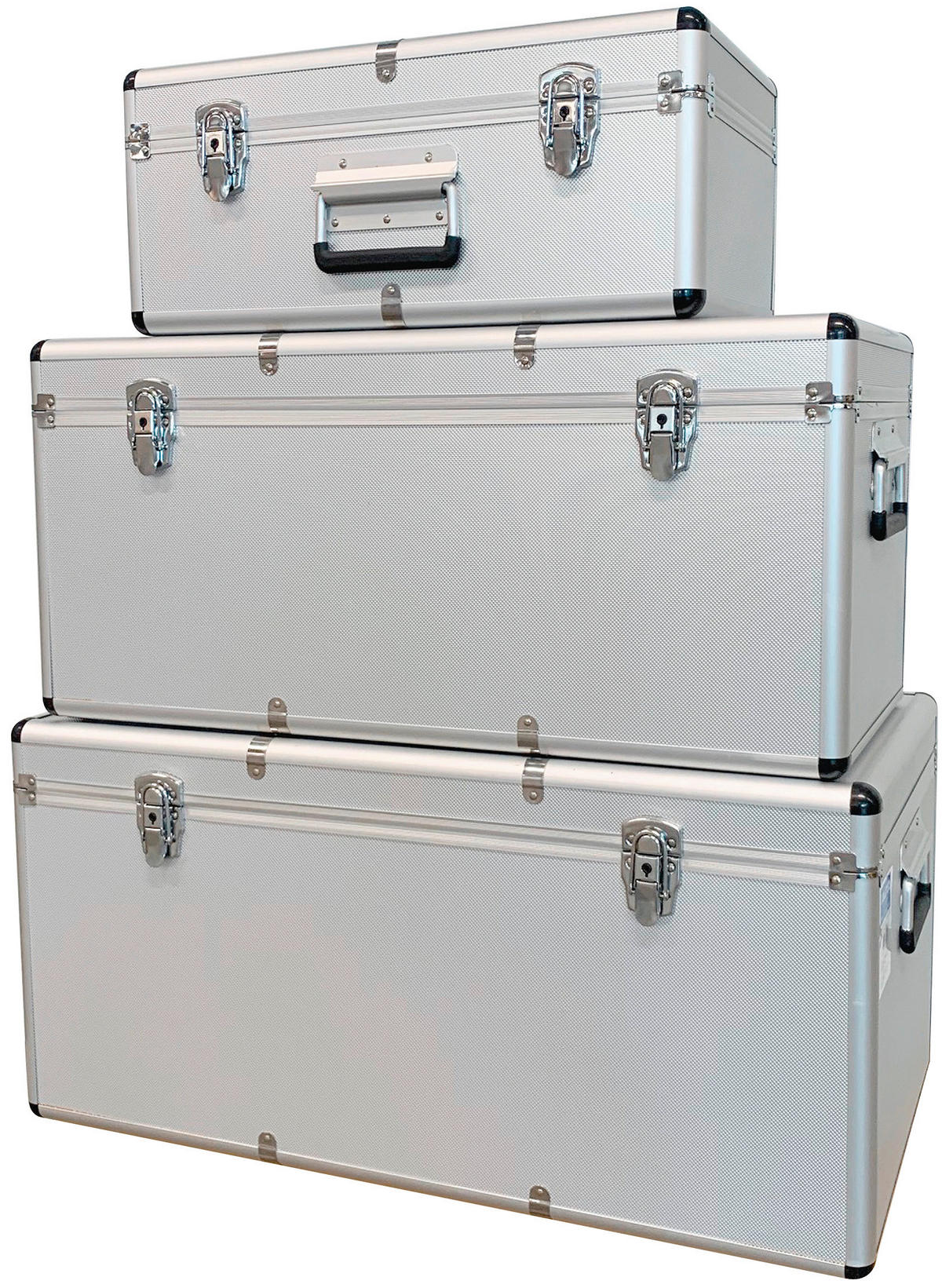 MEHRZWECKBOX 2100376, 3TLG.  - Silberfarben, KONVENTIONELL, Kunststoff (73/38/36cm)