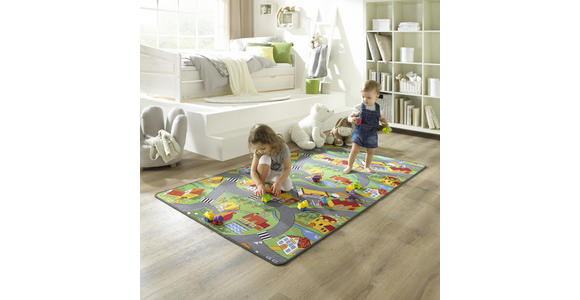 SPIELTEPPICH Car City - Multicolor, Trend, Textil (100/175cm) - Boxxx