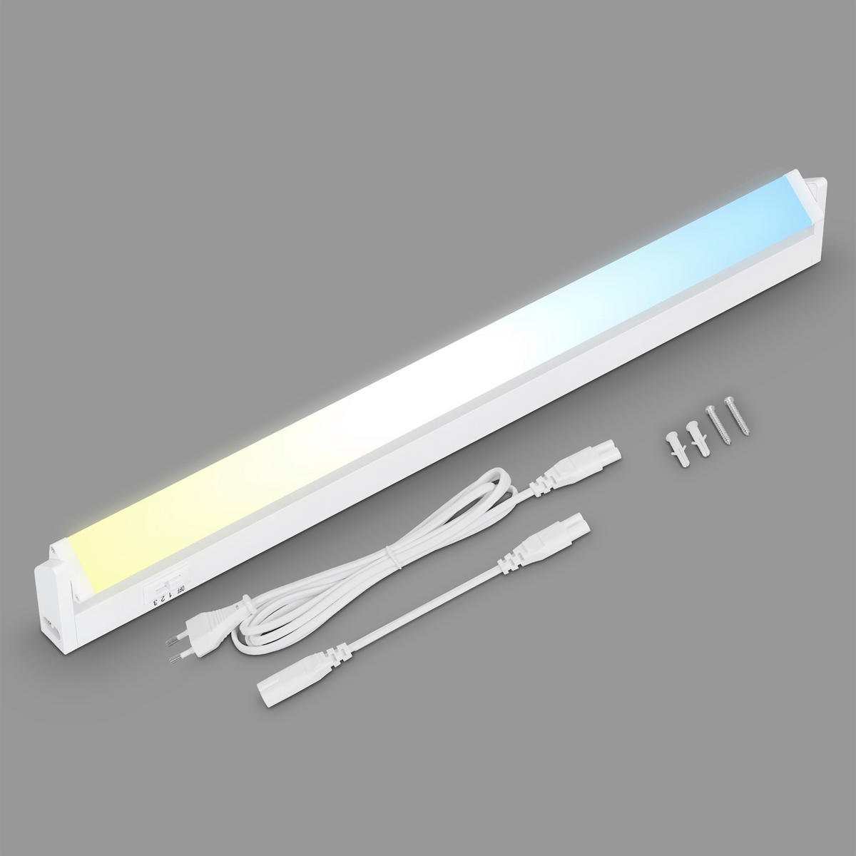 PULTMEGVILÁGÍTÓ LÁMPA LED izzó  - fehér, Basics, műanyag (54,5/6/2,5cm)