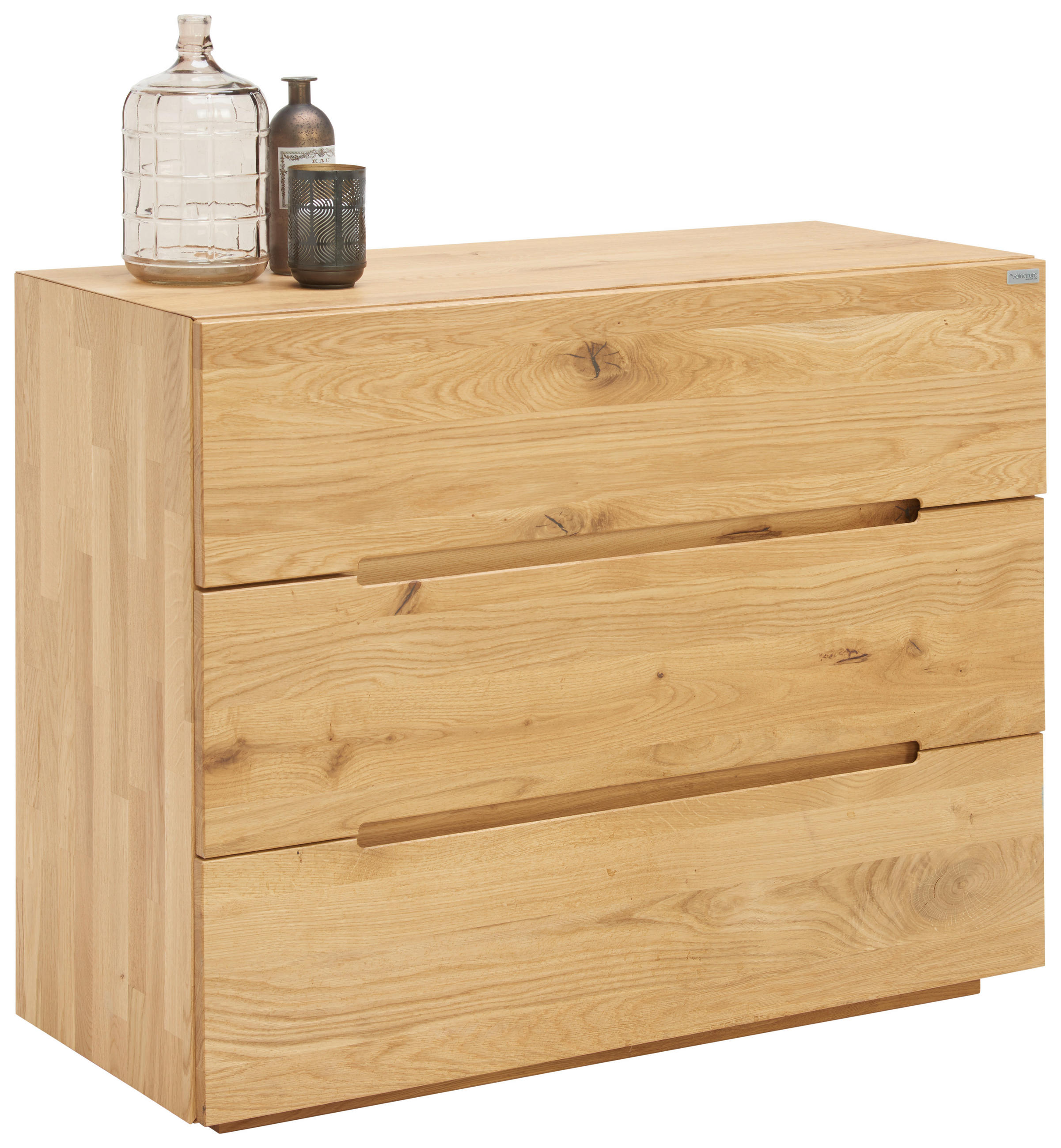 KOMMODE  in 100/81/42 cm  - Eichefarben, Natur, Holz (100/81/42cm) - Valnatura