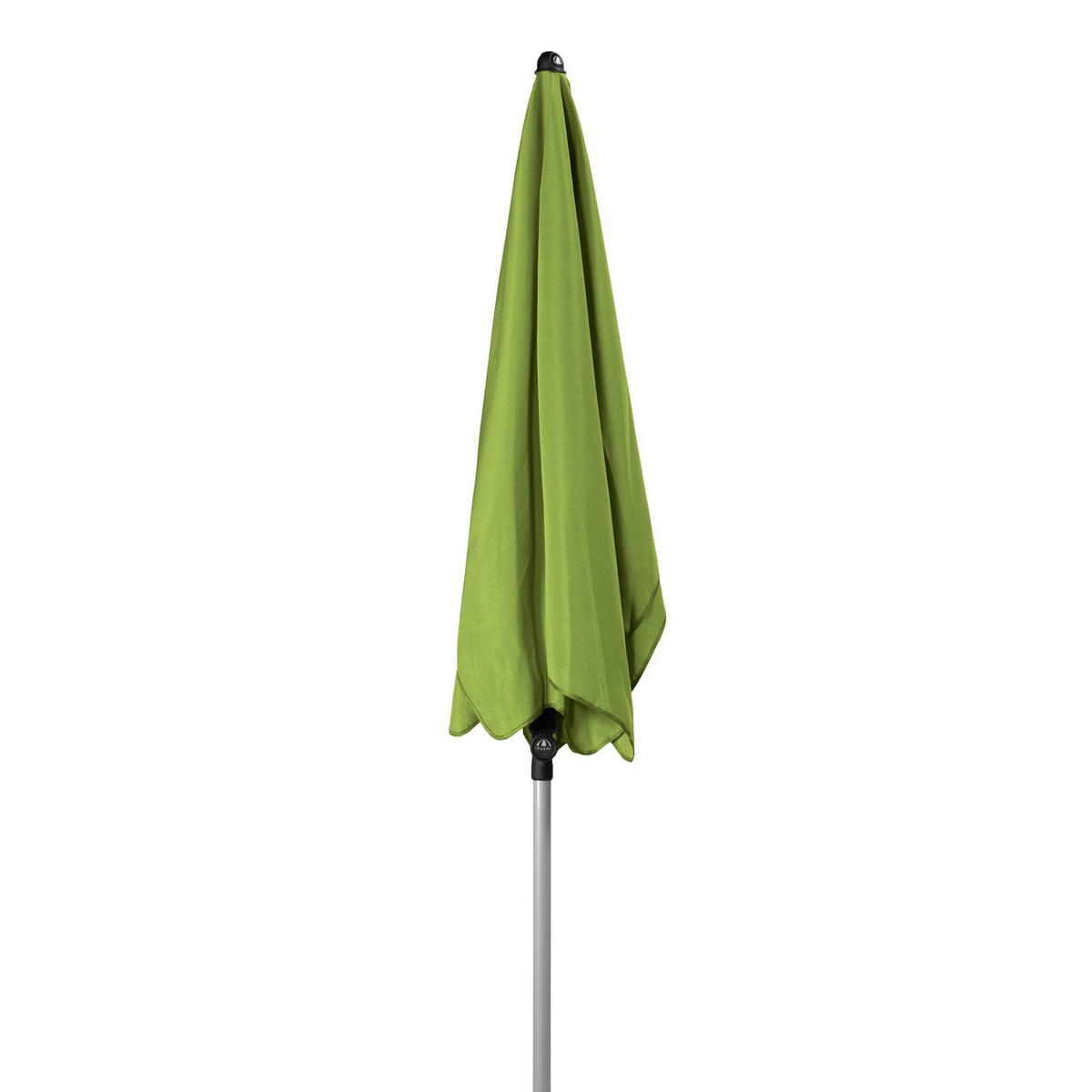 SONNENSCHIRM 180x120 cm Hellgrün  - Hellgrau/Hellgrün, Basics, Textil/Metall (180/120cm) - Doppler