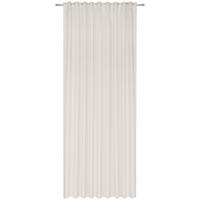 GARDINLÄNGD halvtransparent  - vit, Klassisk, textil (140/245cm) - Esposa