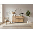 SIDEBOARD  140/90/42 cm 2 Schublade(n)  - Eichefarben/Schwarz, LIFESTYLE, Holzwerkstoff/Metall (140/90/42cm) - Novel