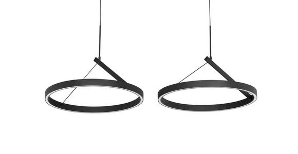 LED-HÄNGELEUCHTE 98/45/150 cm - Schwarz, Design, Metall (98/45/150cm) - Dieter Knoll