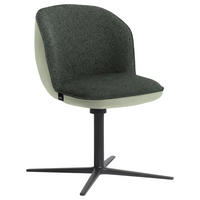 ARMLEHNSTUHL  in Webstoff, Mikrofaser  - Khaki/Anthrazit, Design, Textil/Metall (56/85/65cm) - Schöner Wohnen