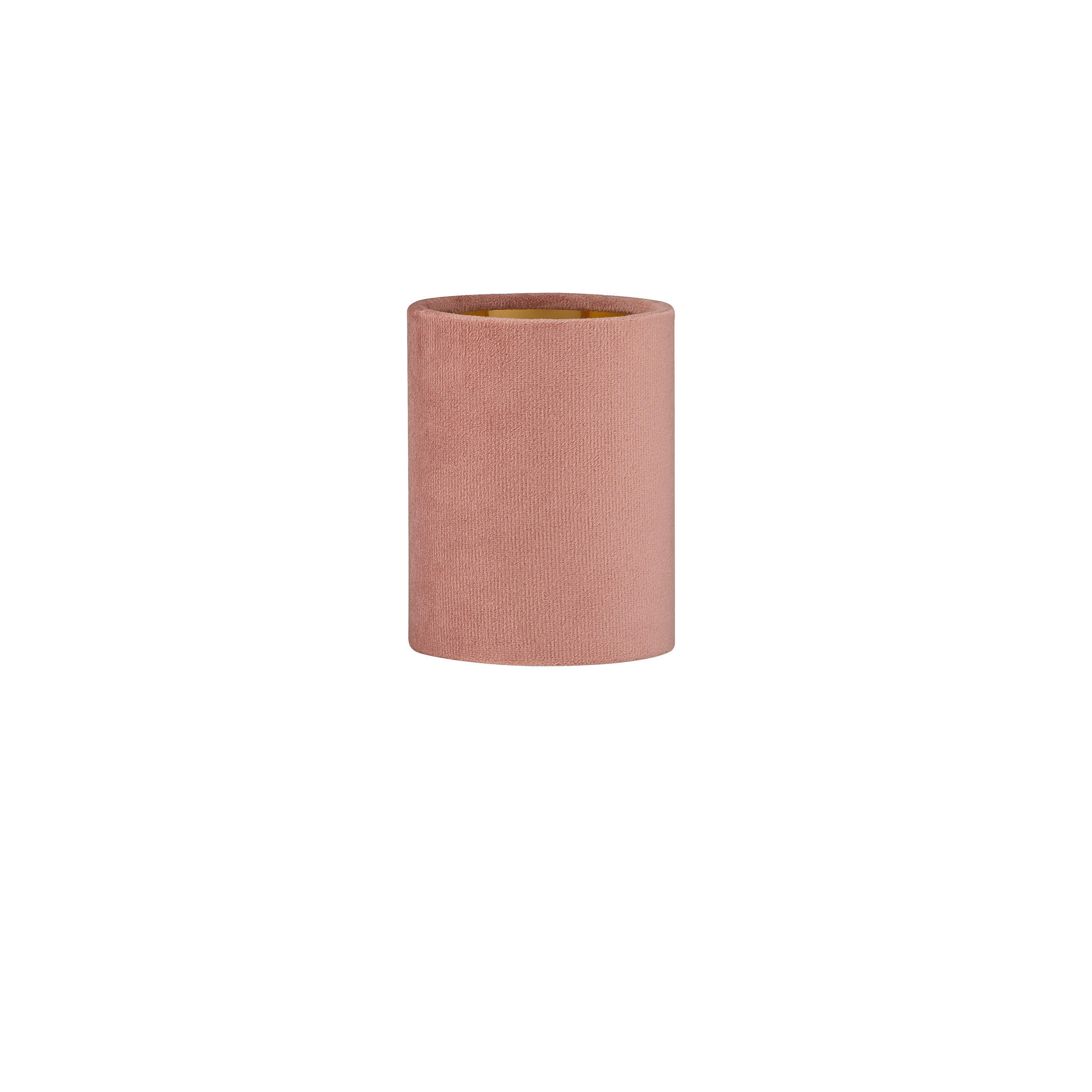 LEUCHTENSCHIRM - Goldfarben/Rosa, Basics, Textil (8,5/11cm) - Fischer & Honsel