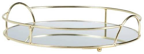 DEKOTABLETT 25/4 cm    - Goldfarben, LIFESTYLE, Metall (25/4cm)