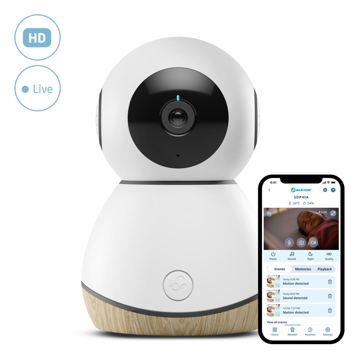 CONNECTED HOME SEE - Naturfarben/Weiß, Trend, Kunststoff (8,1/12,7cm) - Maxi-Cosi