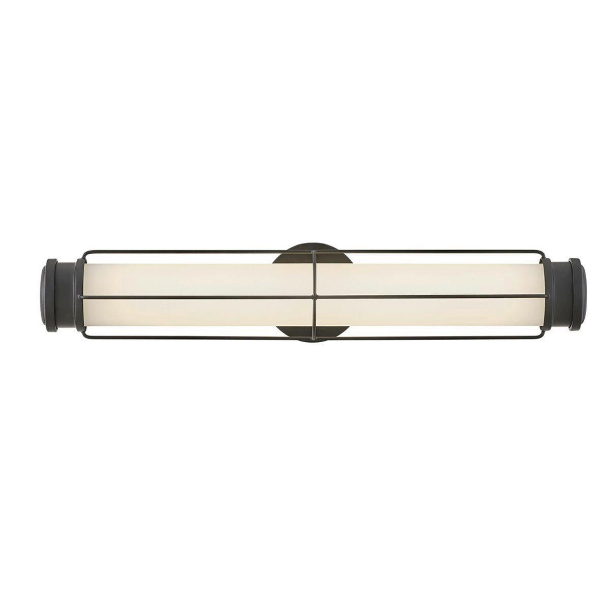 LED-WANDLEUCHTE Hinkley 11,4/61/13 cm  - Schwarz, Design, Glas/Metall (11,4/61/13cm) - Elstead Lighting
